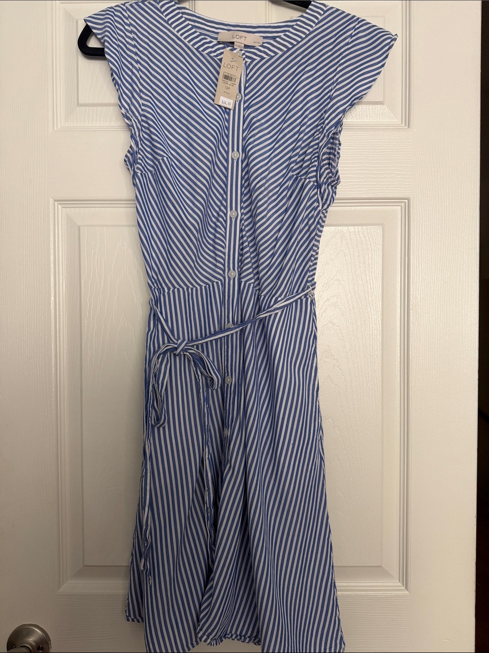 Loft 12P stripped dress